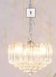 Builders Warehouse Eurolux Otis 3 Light Chandelier offer