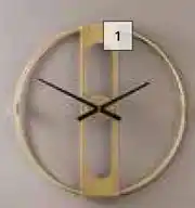 Builders Warehouse DH Gold Modular Clock 500mm offer