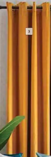 Builders Warehouse DH Velvet Eyelet Curtain (Ochre)-2.3m x 2.5m offer