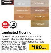 Builders Warehouse Trento Laminated Flooring-Per Sqm offer