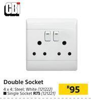 Builders Warehouse CBi Double Socket offer