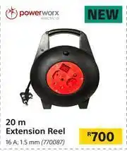 Builders Warehouse Power Worx 20m Extension Reel offer