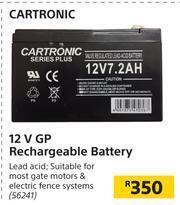 Cartronic 12V GP Rechargeable Battery