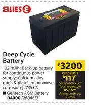 Builders Warehouse Ellies Deep Cycle Battery offer