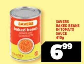 Usave Savers Baked Beans in Tomato Sauce 410g offer