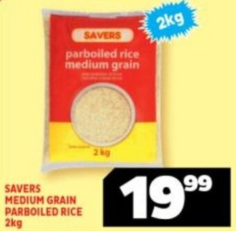Usave Savers Medium Grain Parboiled Rice 2kg offer