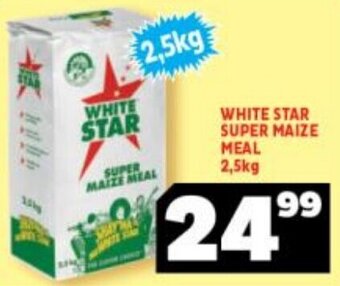 Usave White Star Super Maize Meal 2.5kg offer