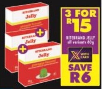 Shoprite Ritebrand Jelly All Variants 3 x 80g offer