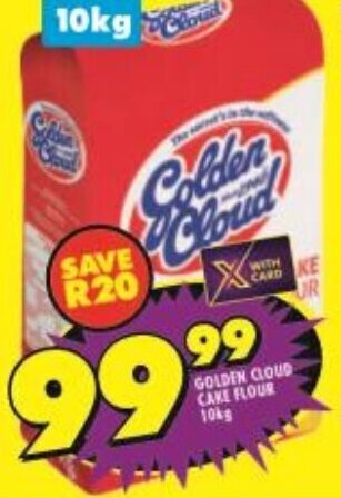 Shoprite Golden Cloud Cake Flour 10kg offer