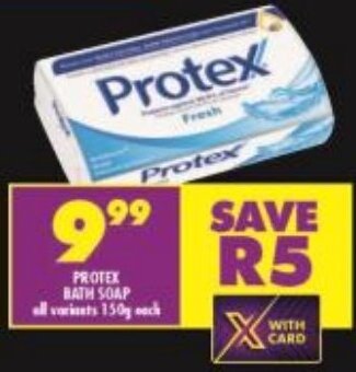 Shoprite Protex Bath Soap All Variants 150g offer