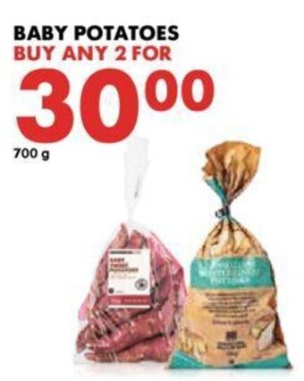Woolworths Baby Potatoes 2 x 700g offer