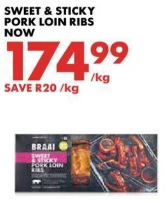 Woolworths Sweet & Sticky Pork Loin Ribs offer