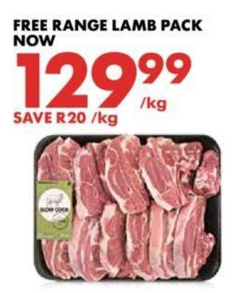 Woolworths Free Range Lamb Pack offer