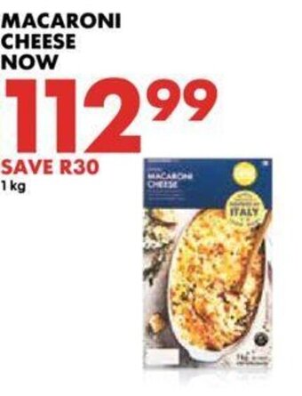 Woolworths Macaroni Cheese 1kg offer