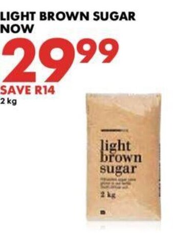 Woolworths Light Brown Sugar 2kg offer