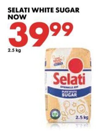 Woolworths Selati White Sugar 2,5kg offer