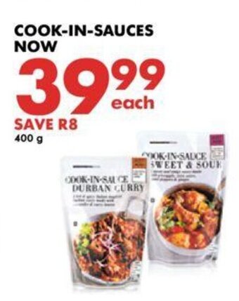Cook-in-Sauces 400g