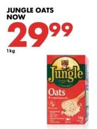 Woolworths Jungle Oats 1kg offer