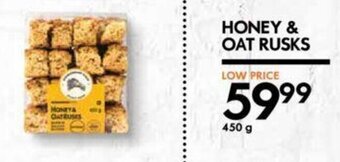 Honey & Oat Rusks 450g