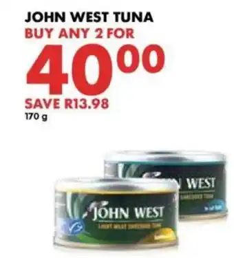 John West Tuna 2 x 170g