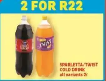 Usave Sparlette/Twist Cold Drink 2L offer