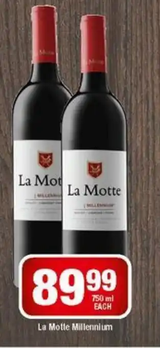 OK Liquor La Motte Millennium 750ml offer