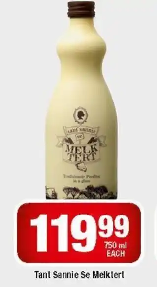Tant Sannie Se Melktert 750ml