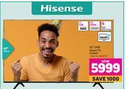 Game Hisense 43" UHD Smart TV 43A6G offer