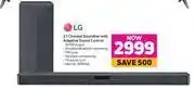 Game LG 2.1 Channel Soundbar With Adaptive Sound Control offer