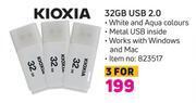 Game Kioxia 32GB USB 2.0-For 3 offer