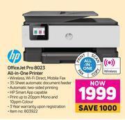 Game HP Office Jet Pro 8023 All In One Printer offer