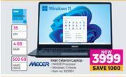 Game Mecer Intel Celeron Laptop offer