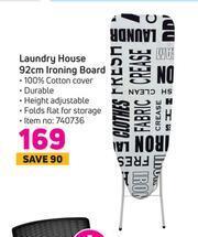 Game Laundry House 92cm Ironing Board offer