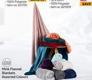 Game Always Home Mink Flannel Blankets Assorted Colours-130cm x 150mm offer