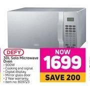 Game Defy 30L Solo Microwave Oven offer