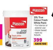 Game Plascon 20L True Colour Fresh White Paint offer