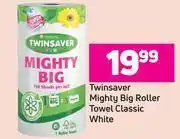 Game Twinsaver Mighty Big Roller Towel Classic White offer