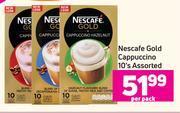 Game Nescafe Gold Cappuccino Assorted-10's Per Pack offer