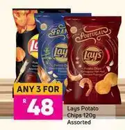 Game Lays Potato Chips Assorted-For Any 3 x 120g offer