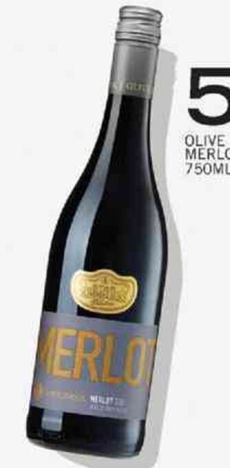 Spar Tops Olive Brook Merlot 750ml offer