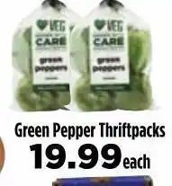 Food Lover's Market Green peppers offer