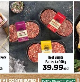 Food Lover's Market Beef patties offer