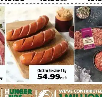 Food Lover's Market Chicken russians offer