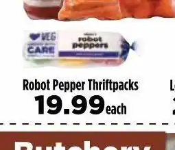 Food Lover's Market Robot peppers offer