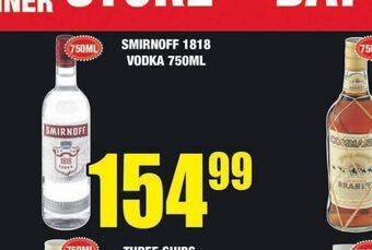 Boxer Liquors Smirnoff vodka offer