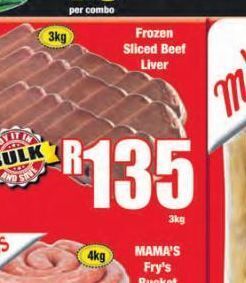 Boxer Beef liver offer