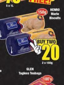 Boxer Henro biscuits 2 offer