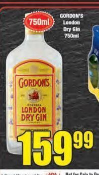 Boxer Gordon's gin offer