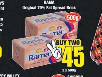 Boxer Rama spreads 2 offer