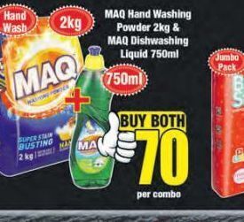 Boxer Maq washing powder offer